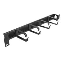 Laidų laikiklis DeLOCK 67033 Juodas Rack 96,2 mm plotis