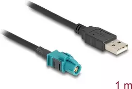 DeLOCK Laidas HSD Z lizdas – USB 2.0 A kištukas 1 m