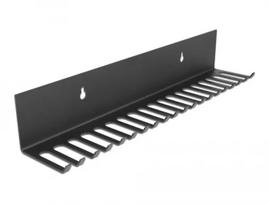 Laidų laikiklis DeLOCK 66729 318 x 65 mm juodas