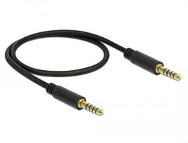 Garso kabelis DeLOCK 85790 0,5 m 4,4 mm juodas