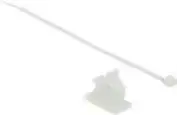 Kabelių laikikliai DeLOCK 18879 Nylon White 10 vnt 37mm 1,56cm