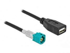 Kabelis HSD Z kištukas į USB 2.0 Type-A kištuką 2 m DeLOCK 90491
