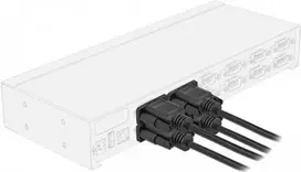 Serijinis kabelis DeLOCK 86575 juodas 3 m RS-232 Sub-D9