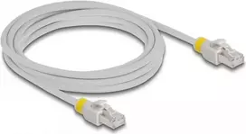 DeLOCK RJ45 Cat.6A S/FTP tinklo kabelis 3m pilkas