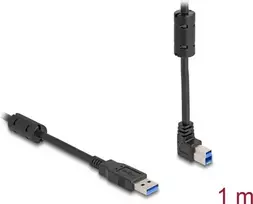 DeLOCK USB kabelis Type-A lizdas į Type-B lizdą 90° kampu 1 m