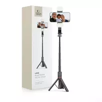 Tech-Protect L05S Selfie lazdelė su stovu, LED lempa ir nuotolinio valdymo pulteliu