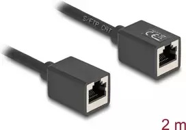 Tinklo kabelis DeLOCK 90331 RJ-45 Cat6a 2 m Juodas