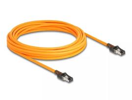 DeLOCK RJ45 USB Type-C Cat.6A tinklo kabelis 7,5 m oranžinis