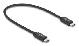DELOCK Coaxial USB C į USB C laidas USB4 Gen 3x2 40Gbps USB PD 3.1 240W 0,5 m