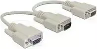 VGA kabelis DeLOCK VGA/2 x VGA 0,2 m