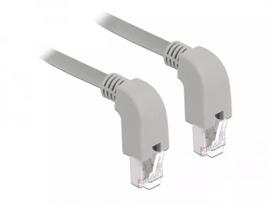 DeLOCK 85878 Tinklo kabelis 2m Cat6a S/FTP Pilka