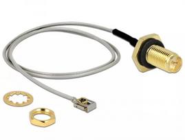Koaksialinis kabelis DeLOCK 90292 0,3 m RP-SMA MHF I LK