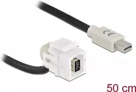 Keystone modulis mini DisplayPort moteriška 110° DeLOCK 86860
