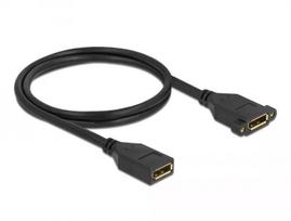 DisplayPort ilginimo jungtis moteriška–moteriška, skirta montuoti į plokštę, DeLOCK 87100