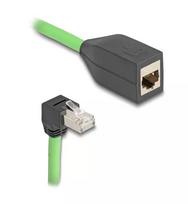 DeLOCK 80886 RJ-45 Cat6a tinklo laidas 1 m juodas/žalias