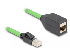 DeLOCK tinklo kabelis RJ45 Cat.6A kištukas į lizdą 2 m žalias