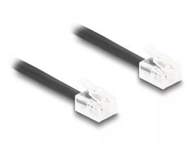 Telefono laidas DeLOCK 90224 3 m Juodas RJ-11