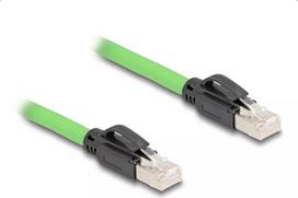 Tinklo kabelis DeLOCK RJ45 Cat.6A kištukas–kištukas SF/UTP 5 m žalias