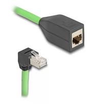 DeLOCK 80887 tinklo kabelis RJ-45 Cat6a 2 m juodas/žalias