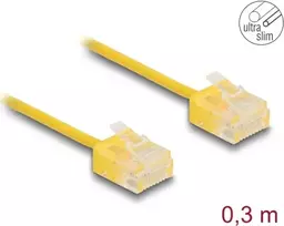 DeLOCK RJ45 Cat.6 UTP 0,3 m geltonas tinklo kabelis