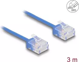Tinklo kabelis DeLOCK RJ45 Cat.6 UTP 3m mėlynas