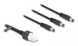 DeLOCK 90168 maitinimo laidas, juodas, 1 m, 3 x DC, 48 V