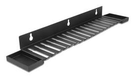 Kabelių laikiklis DeLOCK 67180 Sieninis Juodas 72mm x 401mm x 12mm