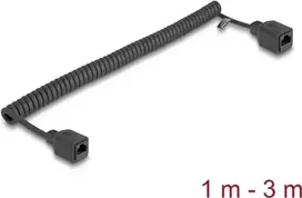 DeLOCK 90673 RJ-45 Cat5e tinklo laidas 3 m juodas