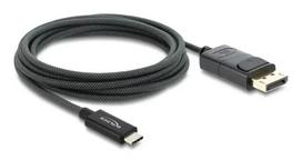 DELOCK Coaxial USB Type-C į DisplayPort laidas (DP Alt Mode) 4K 60 Hz, 2 m, juodas