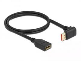 DisplayPort ilginimo kabelis DeLOCK 90° žemyn kampu 8K 1m