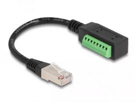 DeLOCK RJ45 kabelis Cat.5e kištukas į gnybtų bloką 21,5 cm