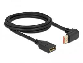 DisplayPort ilginimo laidas DeLOCK 90° kampu į viršų 8K 60 Hz 2 m
