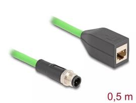 DeLOCK pramoninis tinklo aksesuaras 60571, kabelio ilgis 0,5 m, sertifikatas UL 94