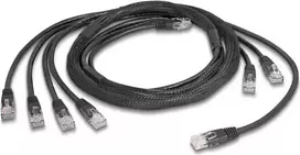 DeLOCK tinklo kabelis juodas 5 m Cat5e U/UTP 90121