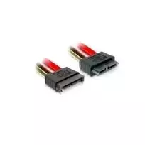 SATA Slimline laidas vyriškas į moterišką DeLOCK 84374 0,3 m juodas