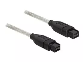 FireWire kabelis DeLOCK FireWire B/B 1,0 m pilkas