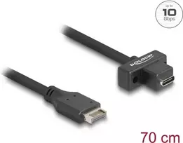 DeLOCK USB laidas Type-E Key A 20 kontaktų kištukas į USB Type-C lizdą 70 cm
