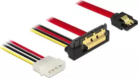SATA kabelis DeLOCK 85231 0,3 m SATA 7 kontaktų + Molex 4 kontaktų