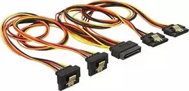 Vidinis maitinimo kabelis DeLOCK 60154 0,3 m 4 x SATA 15-pin