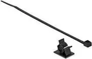 Kabelių laikikliai DeLOCK 18878 Nailoniniai Juodi 10 vnt 25mm 1,05cm