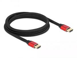 HDMI kabelis DeLOCK Ultra High Speed 48Gbps 8K 60 Hz raudonas 2 m