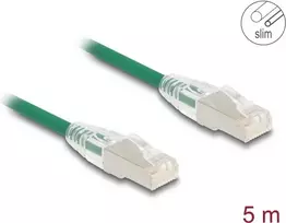 Tinklo kabelis DeLOCK RJ45 Cat.6A kištukas–kištukas 5 m žalias