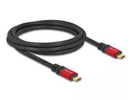 USB laidas DeLOCK 80091 Type-C (vyriškas) į Type-C (vyriškas) 5Gbps 2 m PD 3.0 100 W