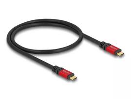 DeLOCK USB laidas USB Type-C vyriškas į vyrišką 20Gbps 0,5 m raudonas metalinis