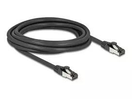 DeLOCK 80573 tinklo kabelis RJ-45 Cat8.1 3 m juodas
