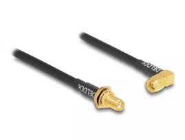 Koaksialinis kabelis DeLOCK 12110 0,3 m SMA juodas