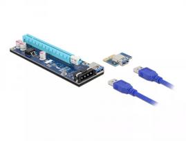 Riser kortelė PCI Express x1 į x16 DeLOCK 41430