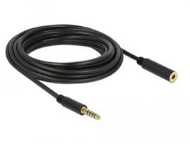 Audio kabelis DeLOCK 85799 5m 4,4mm juodas