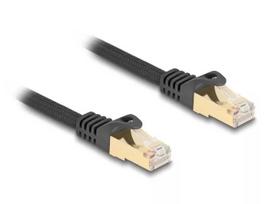 Tinklo kabelis DeLOCK RJ45 Cat.6A 3m Juodas