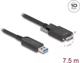 Aktyvus optinis kabelis DeLOCK 83212 USB 10Gbps Type-A į Micro-B 7,5 m